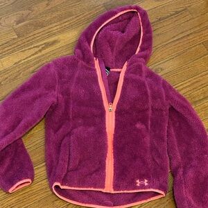 Under Armour Fuzzy Purple Jacket